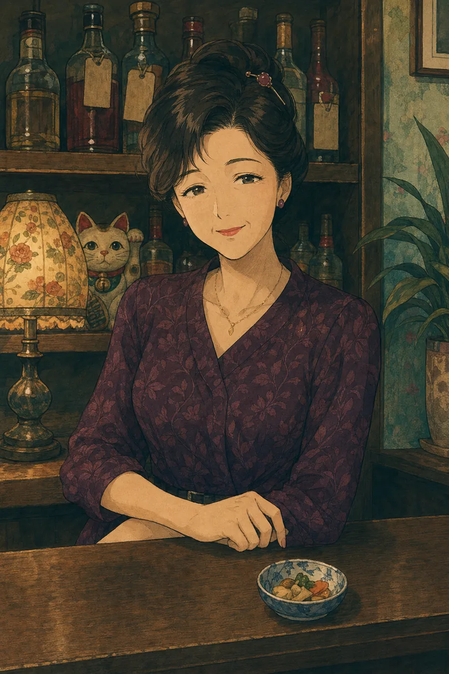 ママ（しのぶ）のイラスト